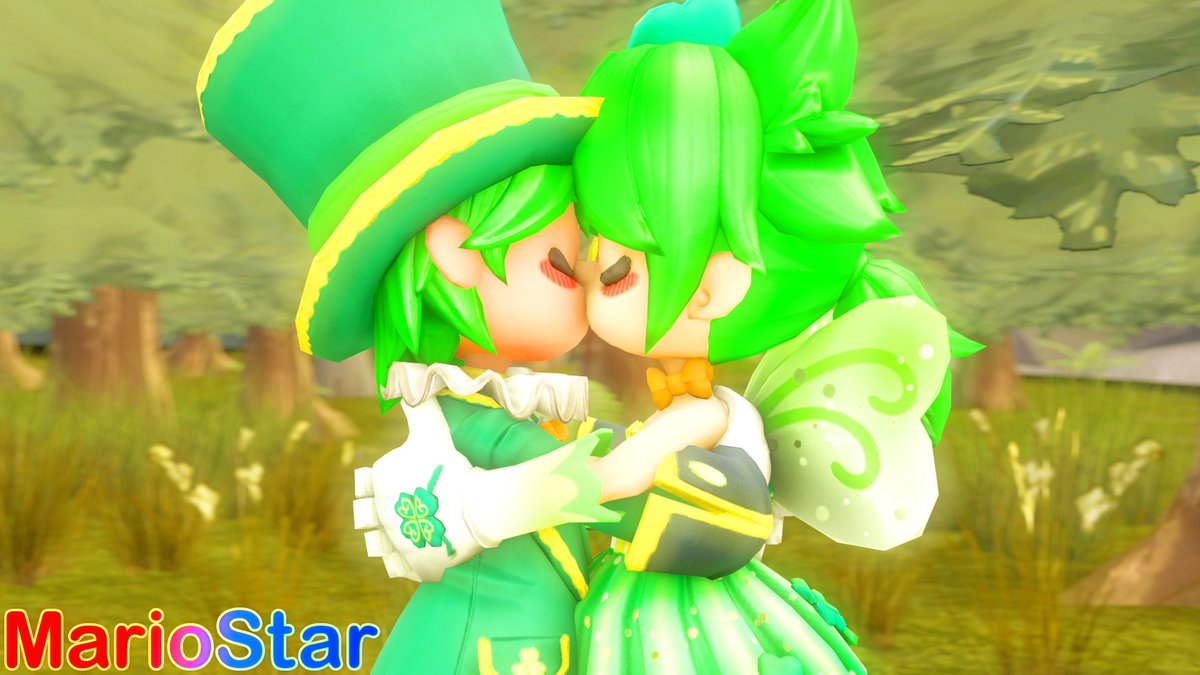 StarGamer54kid's tweet image. #Ninjala #StPatricksDay #StPatricks2026
I also decided to make a comic couple "Chris x Sara" gift for @jonthefinn08 😊❤️🍀