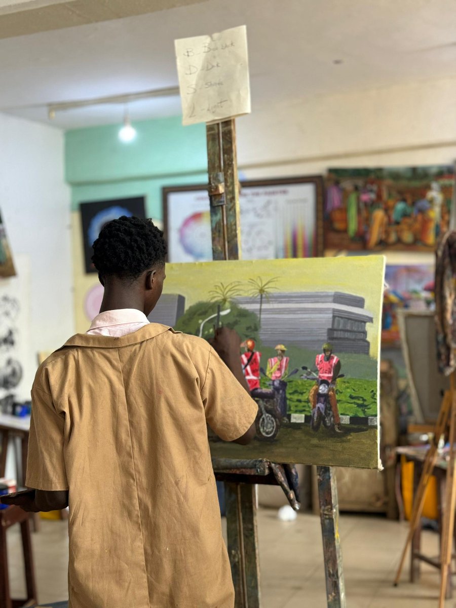 OAU bike men! 

Painting finally done 🙂‍↔️

This is what makes me inactive here on X 😩