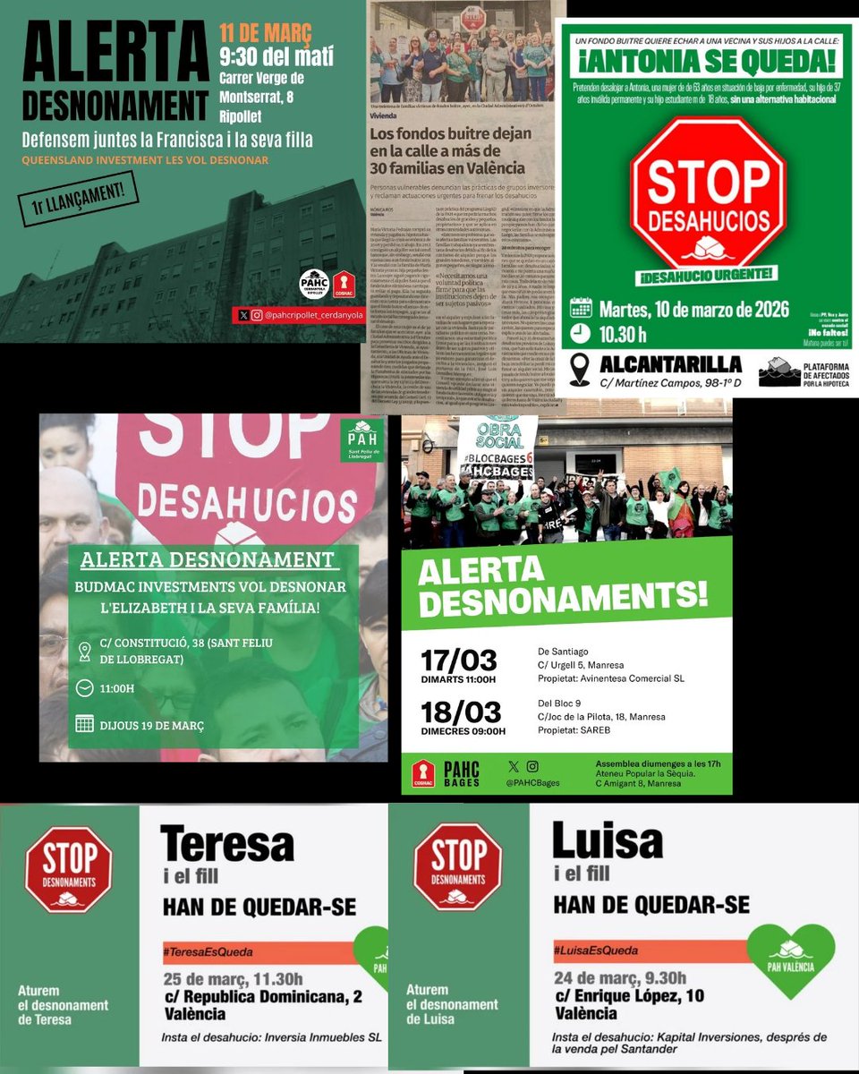 Plataforma de Afectadas por la Hipoteca tweet media