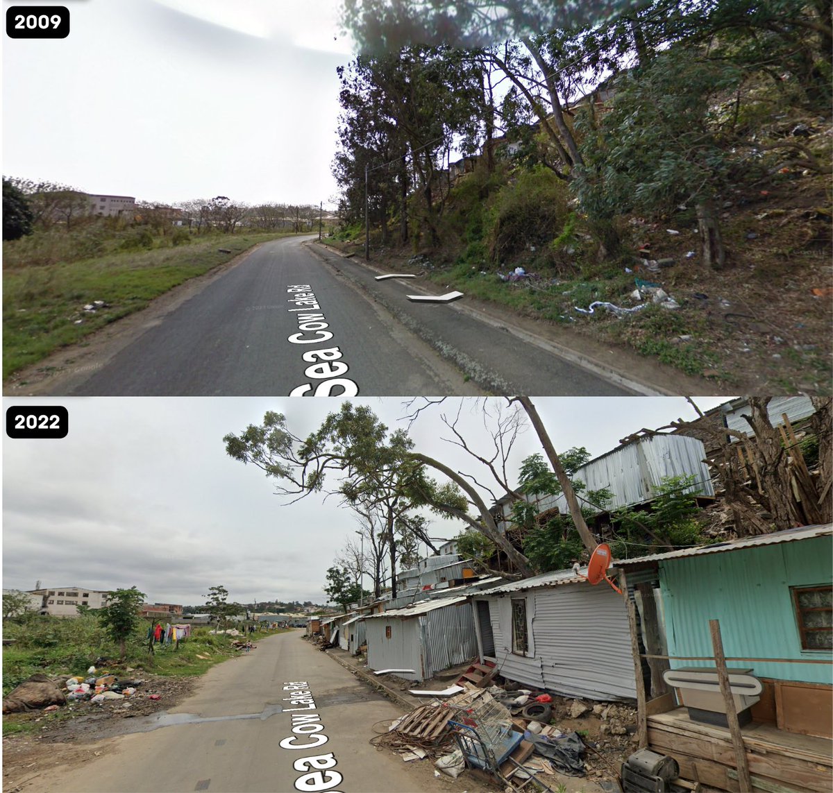 Durban Before/After tweet media