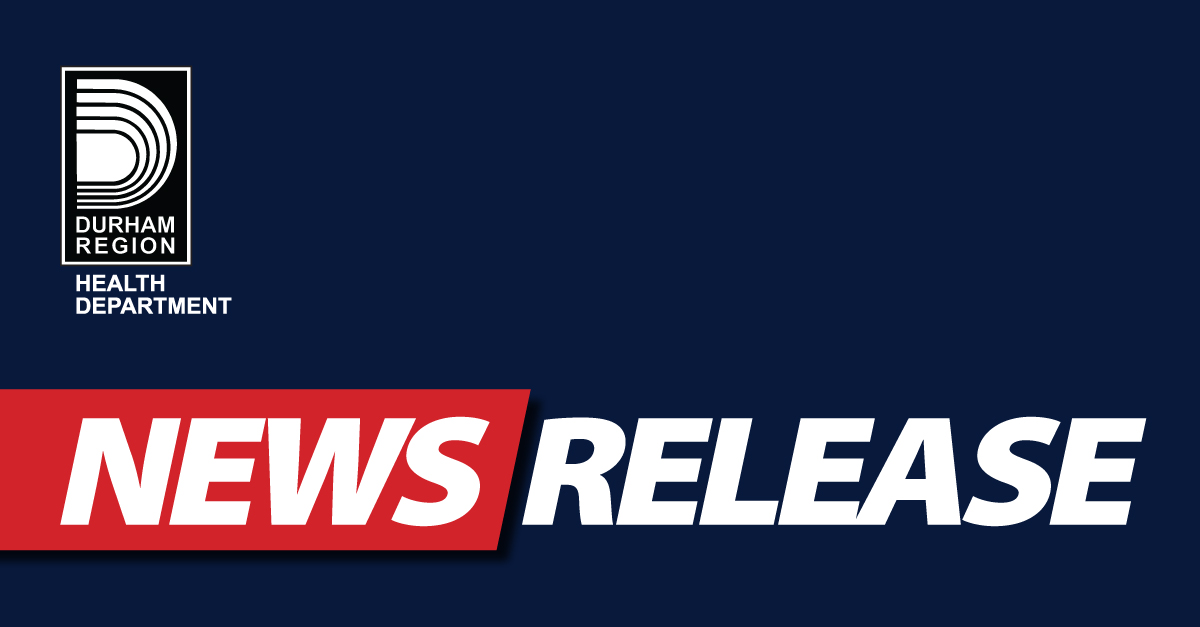 Durham Region Health Department tweet media