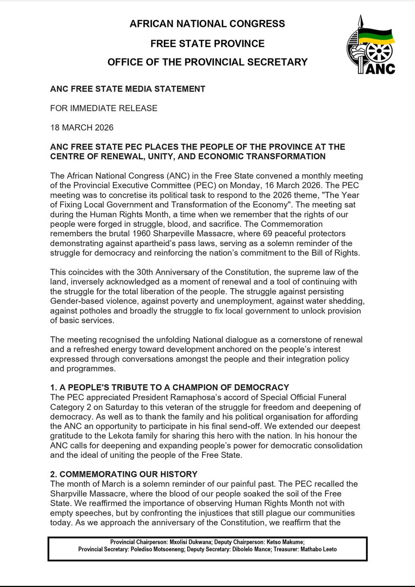 ANC Free State tweet media