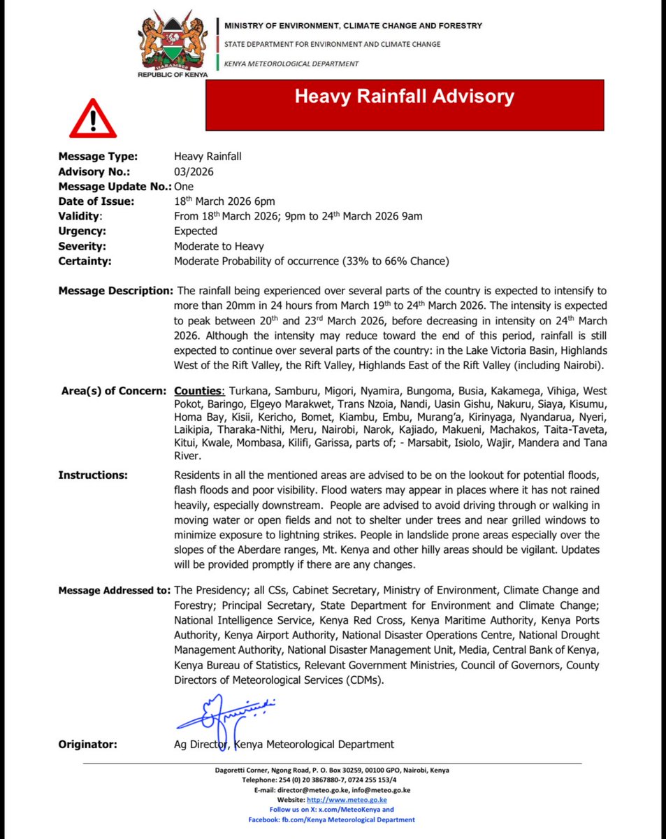 Kenya Met Department 🇰🇪 tweet media