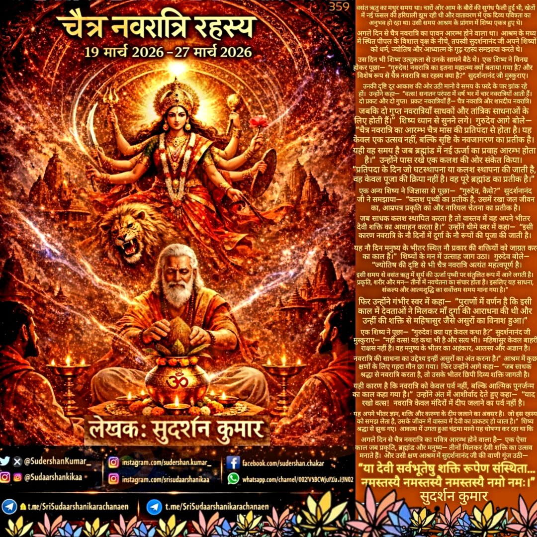 श्री सुदार्शनिका(Sri Sudaarshanikaa) रचनाएं tweet media