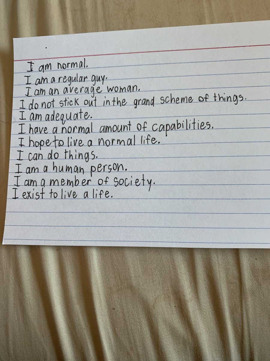 Billimiaa's tweet photo. Doing neutral affirmations to stay sane https://t.co/fobu8jDt5Y