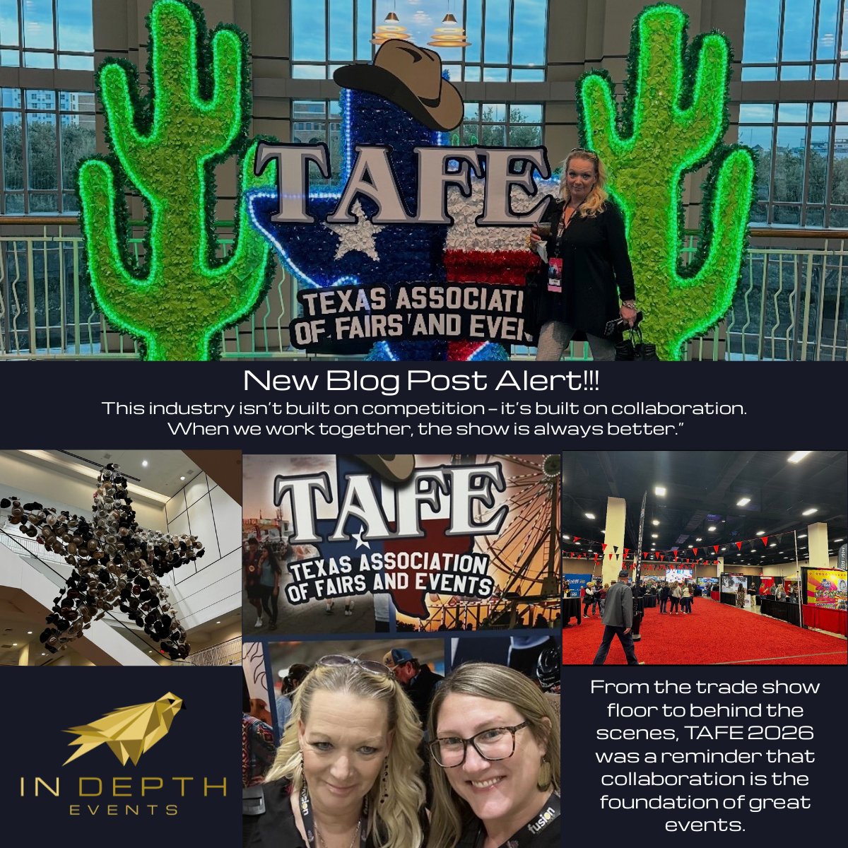 In_Depth_Events's tweet photo. TAFE 2026 blog post recap is now live! 🤝 Together, we make the show even better. Check it out here: https://t.co/cXxZ339CM2 https://t.co/omBRb5edtU