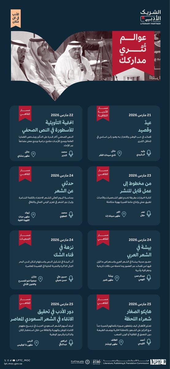 هيئة الأدب والنشر والترجمة tweet media