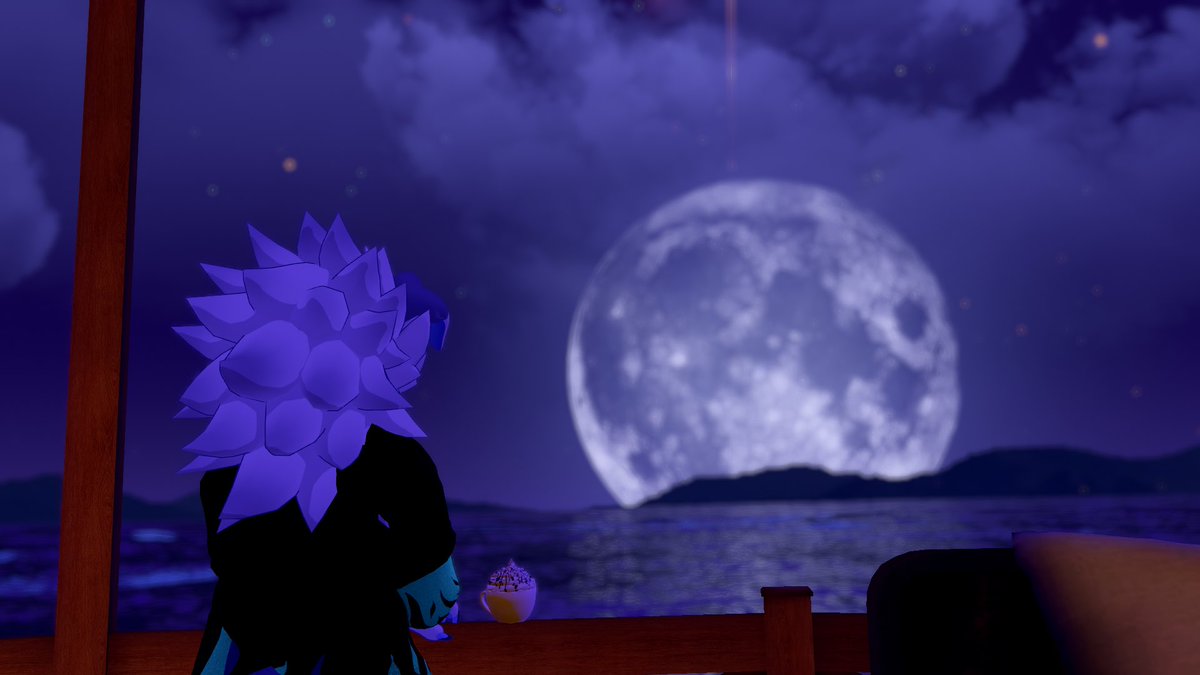 Pixelirplus's tweet photo. “When the moon sets, will anyone remember me?”

#VRChatPhotography #vrchat https://t.co/xtj8dpZ4S6