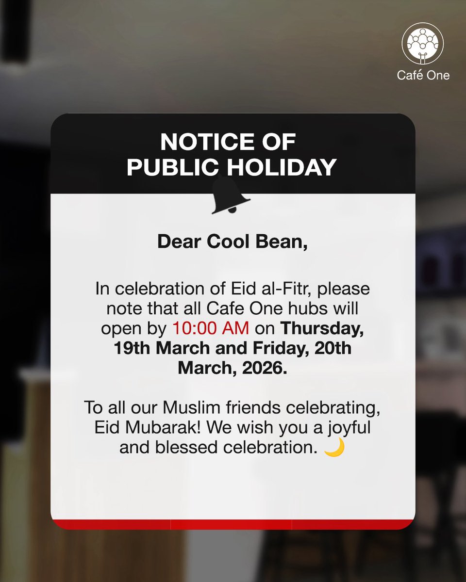 Café One tweet media