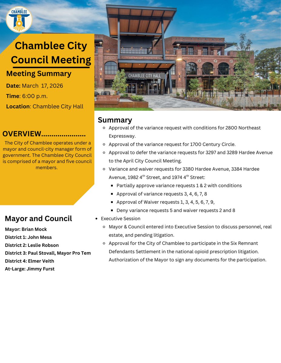 Chamblee GA tweet media