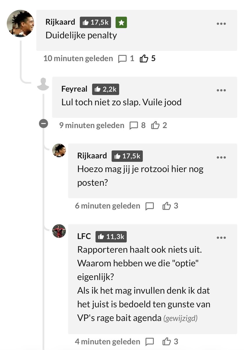 kil_rene's tweet photo. @VoetbalPrimeur de site waar alles kan en mag en dit taalgebruik normaal is… 🤮

#barcanewcastle https://t.co/lmjQW4aDT6