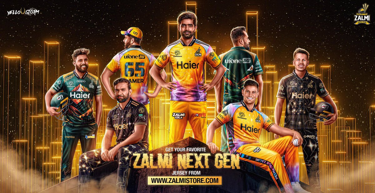 ZalmiTVPashto's tweet image. پيښور زلمي پي ایس ایل یوولسم لپاره نوی ورزشي لباس رسنیز کړو.پيښور زلمي درې ‌‌‌‌‌‌ډوله لباس رسنیز کړی 
Peshawar Zalmi New Kits For PSLXI
#PSLXI #PeshawarZalmi #Kit #ZalmiTvPashto