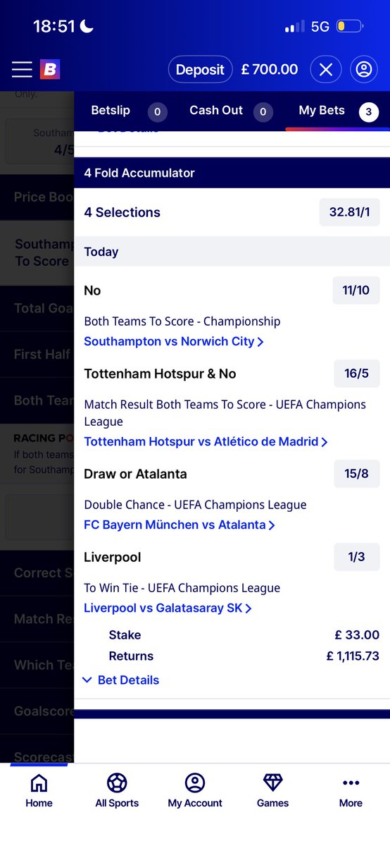 Beat Various Bookies tweet media