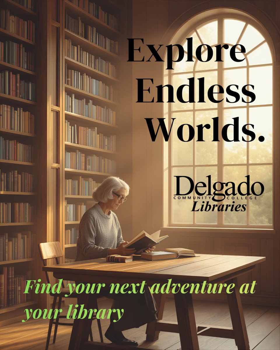 Delgado Library tweet media