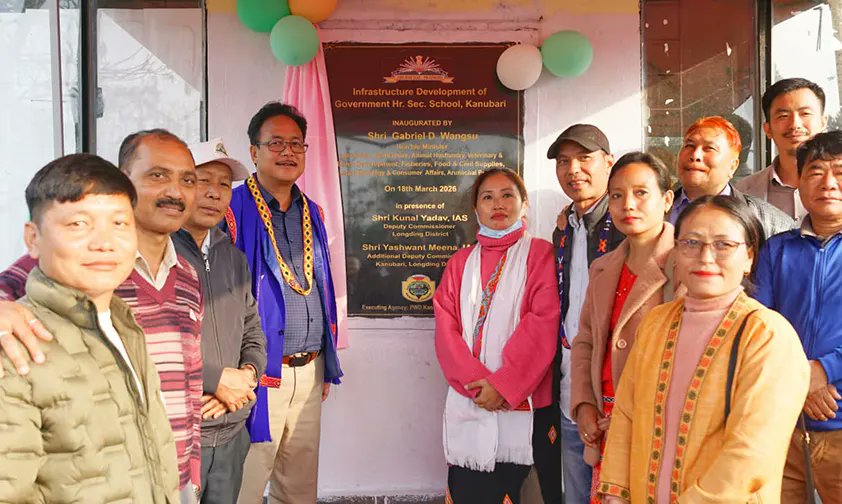 arunachaltimes_'s tweet image. (Wangsu inaugurates Kanubari #ITI)
The Arunachal Times - arunachaltimes.in/index.php/2026…
