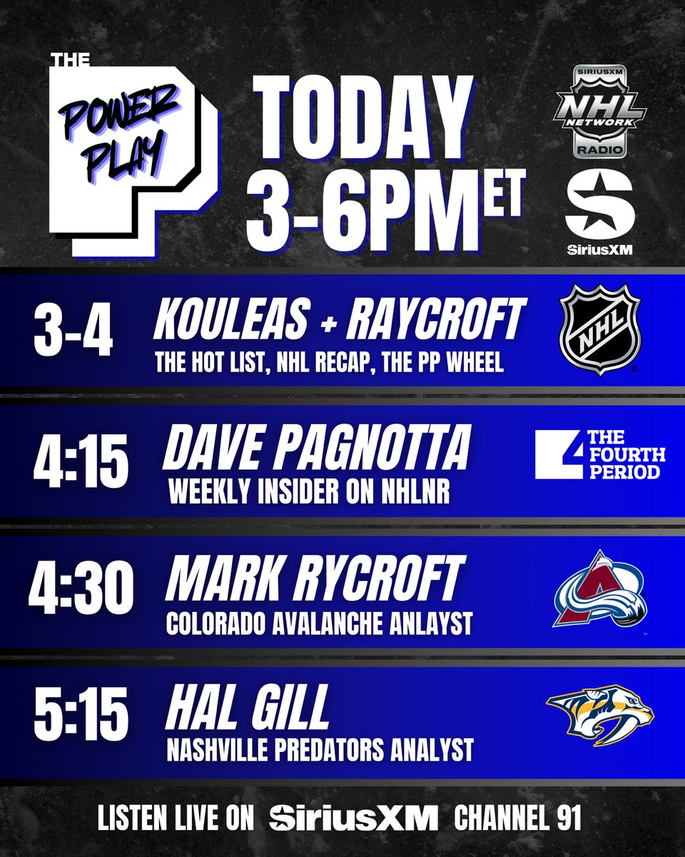 SiriusXM NHL Network Radio tweet media