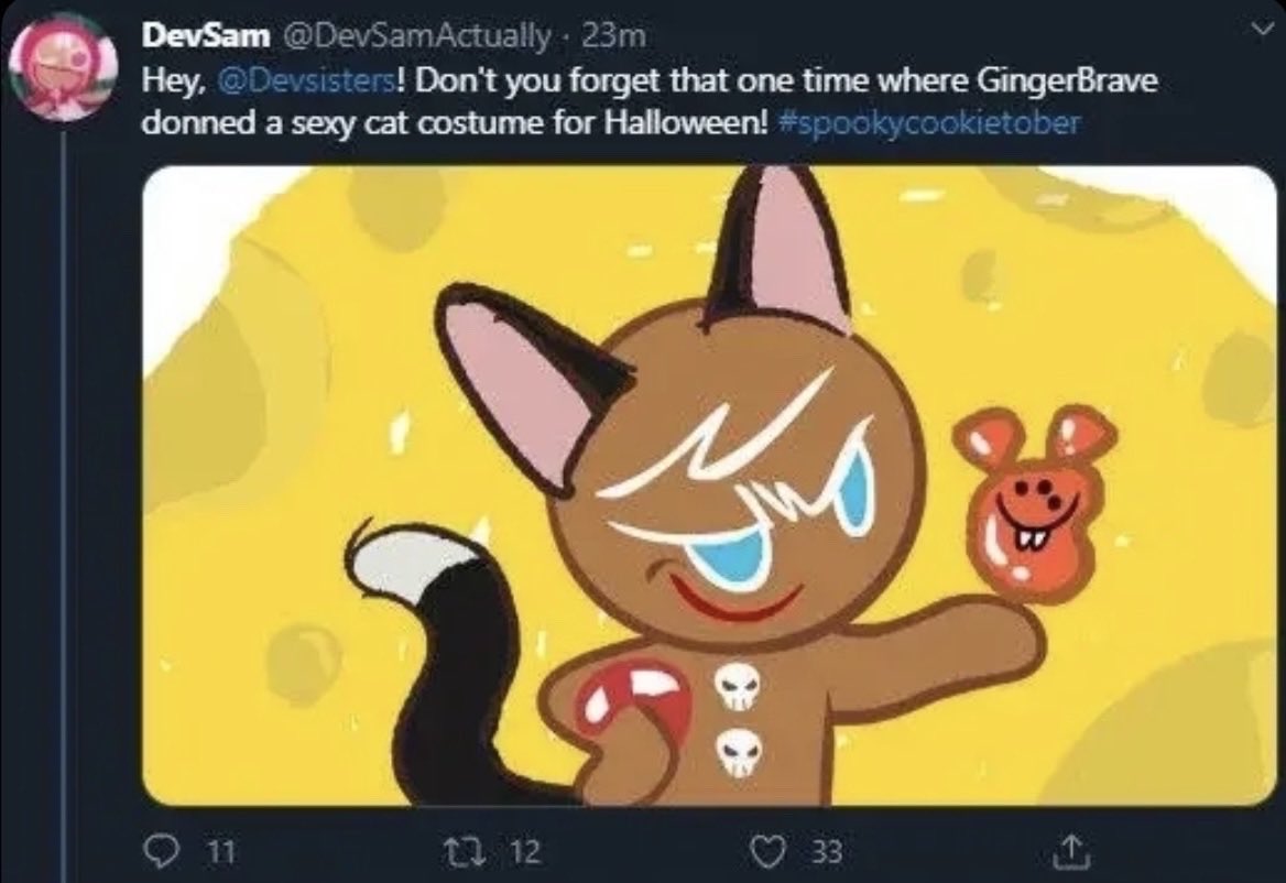 stellarxenn's tweet photo. A developer also called GingerBrave sexy (which I talked about in another post of mine) in 2020/21 and (assumably) did not get fired until 2024 since that is when they stopped posting on Twitter. https://t.co/znb0BjYEVq