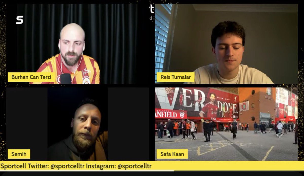 😍 İki saat süren yayınımızı

🛑Anfield’dan yayın

🛑İki eski Galatasaray kaptanı

🛑Bir eski Galatasaray Başkanı 

katılımıyla tamamladık… 

Değil dijital sanırım şu an bunu başaran ulusal kanal bile yok. 

Bırakayım yüzbinler başkalarını izlesin.

Problem değil