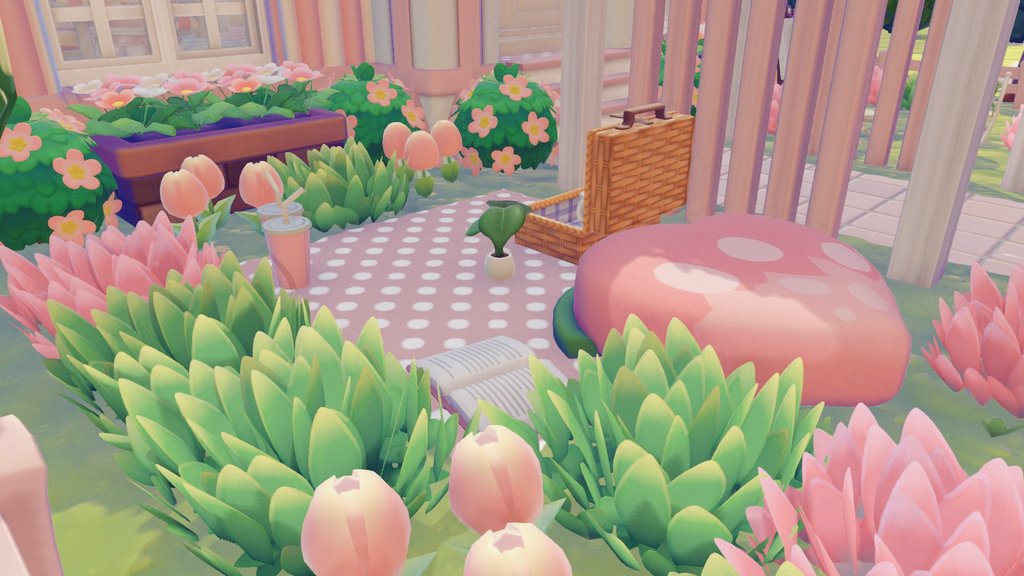 summonthezozo_x's tweet photo. Decided I'm going to give each of the Eevee babies their own home... Sylveon is up first 🩷🥰 #pokopia https://t.co/ELHVHE0szE
