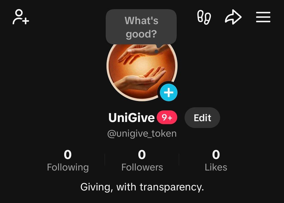 We are officially LIVE on TikTok! Content is coming very soon, so go ahead and give us a follow now to stay tuned.

tiktok.com/@unigive_token