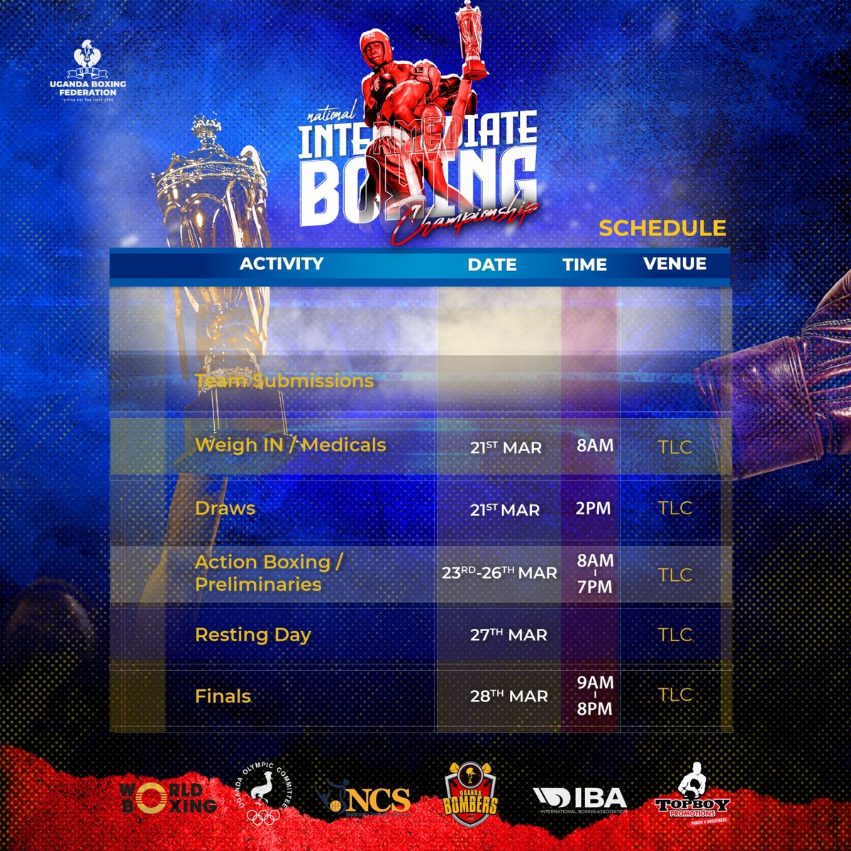 Uganda Boxing Federation tweet media