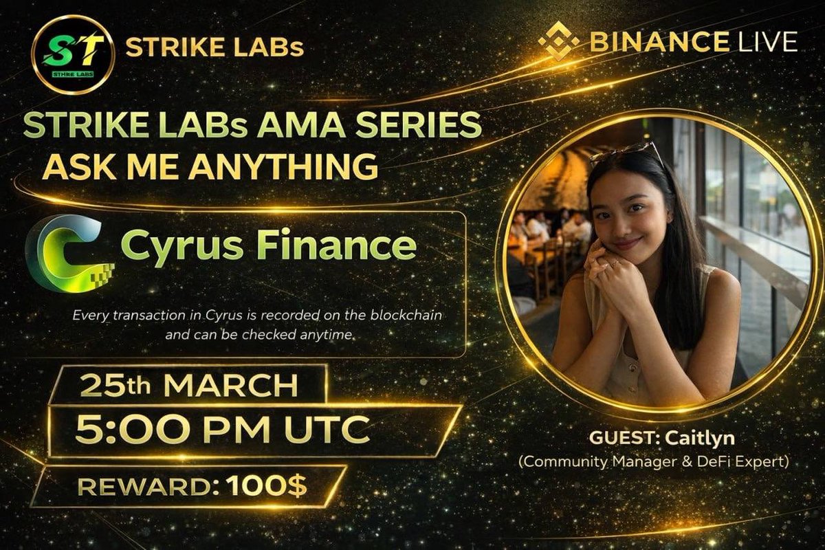 Cyrus Finance tweet media