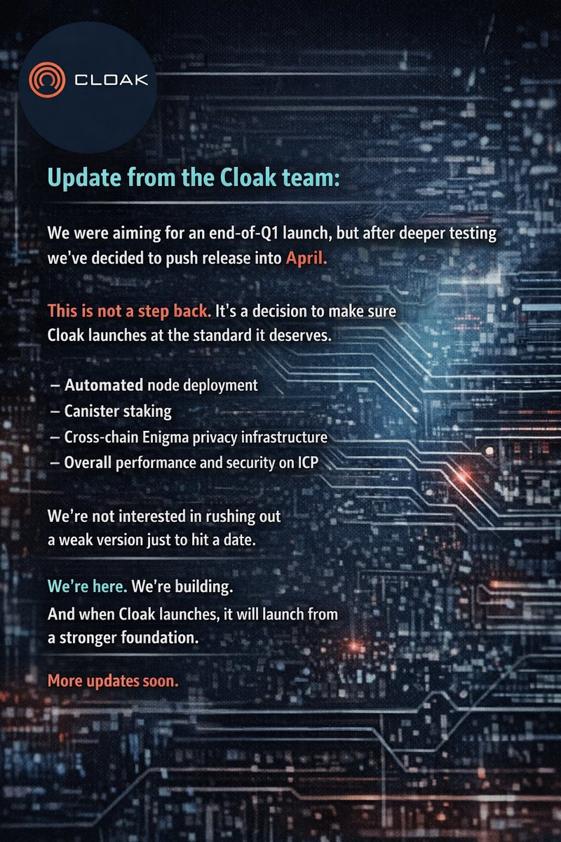 CloakCoin - Pay with $CLOAK, not your Privacy tweet media