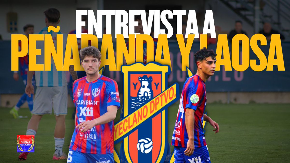 suenaelabuelo's tweet photo. 🔴5x27 | Entrevista con @carlospnrnda_ y @Franlaosa

El joven central viene esta semana para hablar del momento del equipo y la final del domingo. Del filial, Fran Laosa habla de los ánimos de la recta final.  

Programa completo en YouTube y Spotify.
https://t.co/kldYmy1R99 https://t.co/jugdUOYaQF