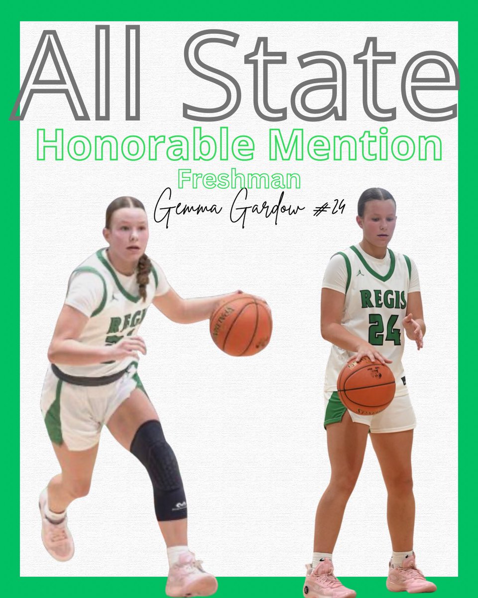 RegisGBB's tweet photo. Congratulations to our lady ramblers making all-state!
@CooperEllamay First team
@GGardow24 Honorable mention
#95%
#onthebus
#weareregis
#handlehardbetter https://t.co/sUnpcrxAdv