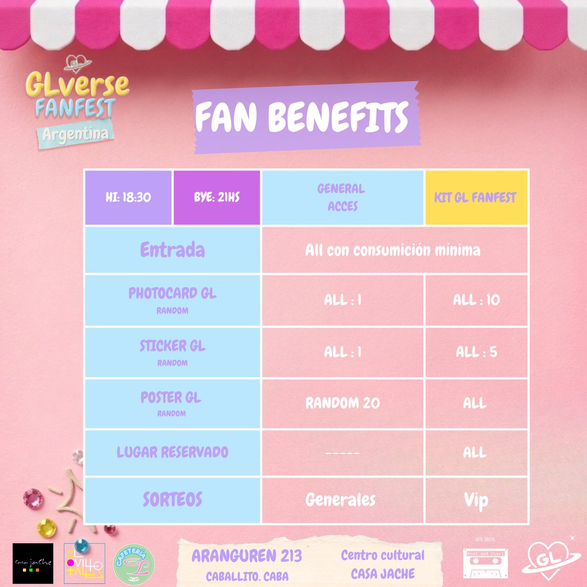 glverse_ar's tweet photo. Completa el formulario de asistencia para tener tus beneficios de Fan 🎟️

Entrada gratuita con consumición mínima 🫰🏽
https://t.co/o6m1uzNLBi https://t.co/QkCXFTh1CO