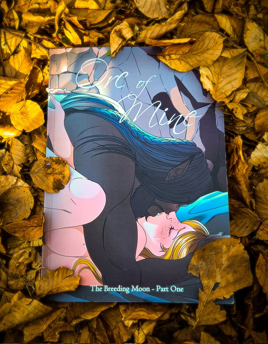 OrcofMine's tweet photo. Had a little photoshoot with my book 💕🤰🏼🧌 #comic #webtoon #monsterromance #indiecomics #comicbook https://t.co/G8ydUgbUUw