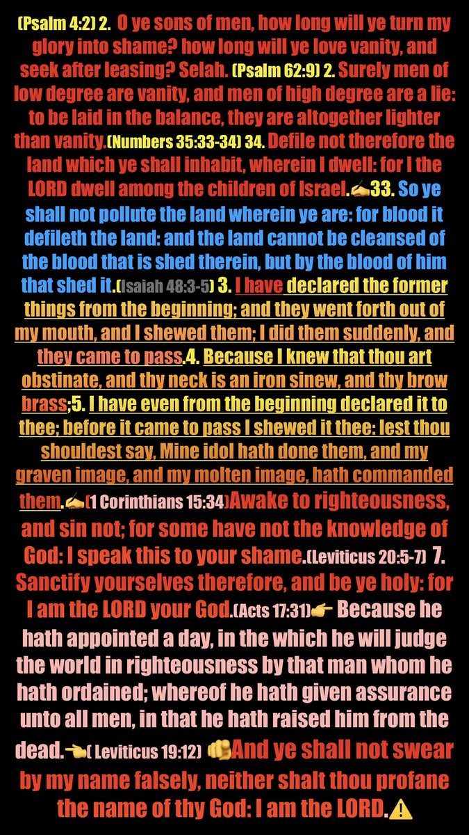 I am Jehovah.Ishi, Father of spirits, tweet media