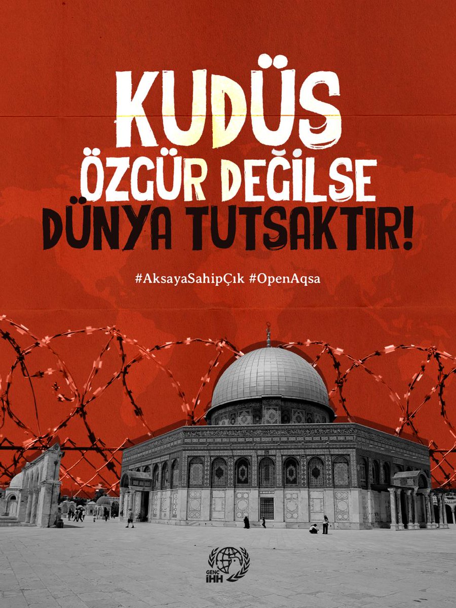 konyagencihh's tweet photo. Kudüs Özgür Değilse Dünya Tutsaktır!
#aksayasahipçık
#openaqsa https://t.co/sCyovGRZRW