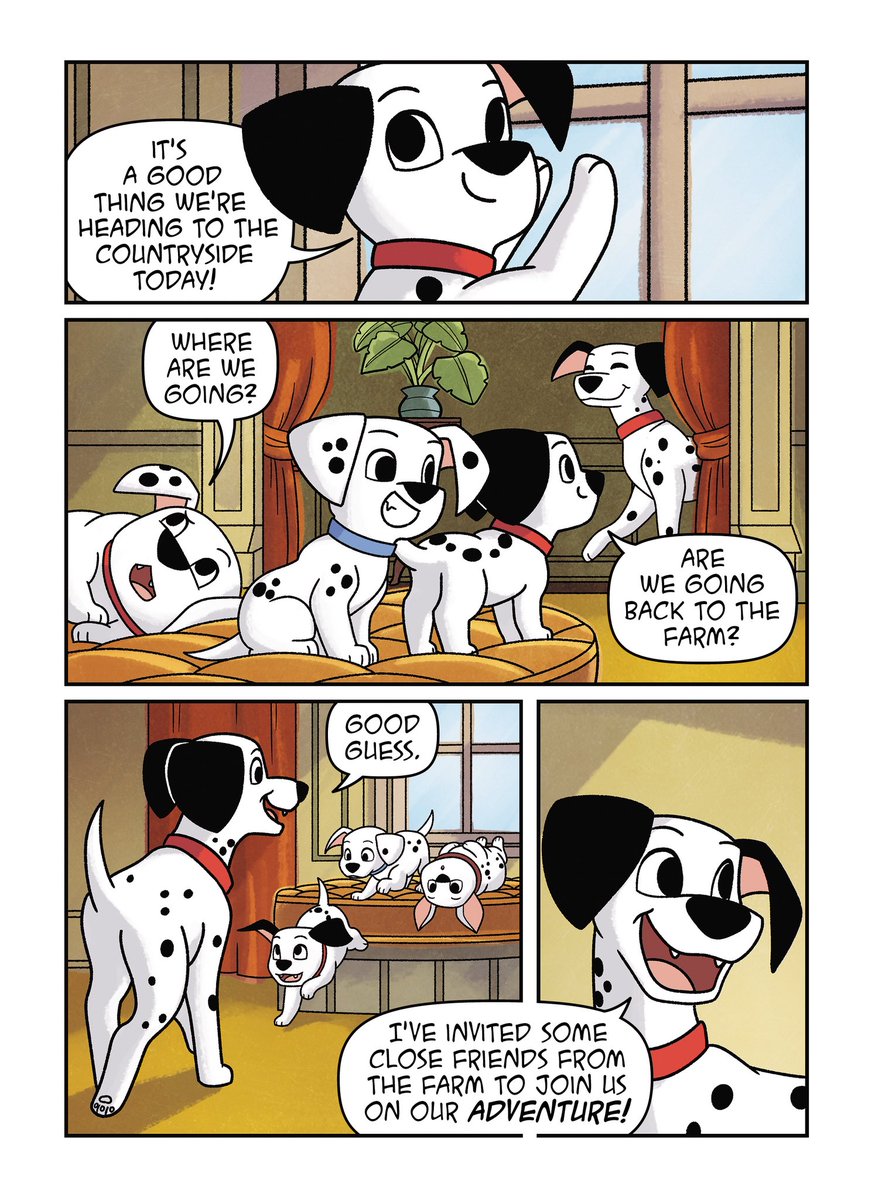 AgnesGarbowska's tweet photo. 🐶New book announcement!! 

My newest book 101 Dalmatians is in stores now from @PapercutzGN !

This holds a special place in my heart since 101 Dalmatians help me learn English when I first immigrated to Canada.

Pick up your copy in stores and online!

#kidslit #disney https://t.co/VdXBYzAlBt