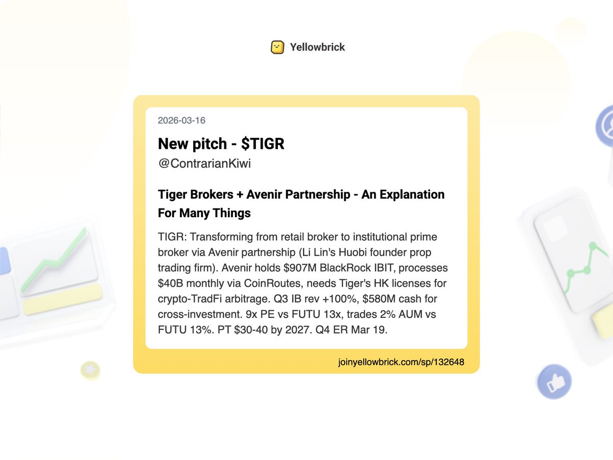 Yellowbrick Investing tweet media