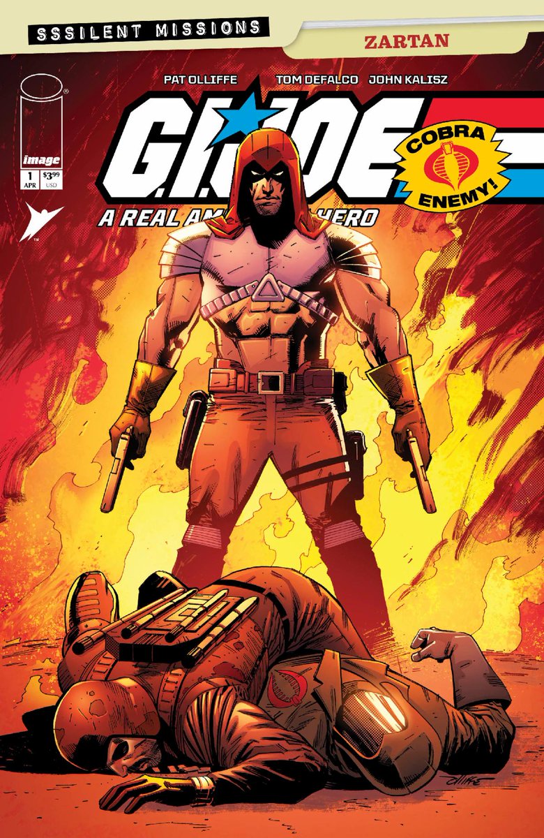 BuzzComics's tweet image. Preview de G.I. JOE: A Real American Hero Sssilent Missions – Zartan #1 par Tom DeFalco, Pat Olliffe et John Kalisz chez @ImageComics / @Skybound #ImageComics #Skybound #Comics #GIJOE #GIJOEARAH #Zartan #SilentIssue buzzcomics.net/showpost.php?p…