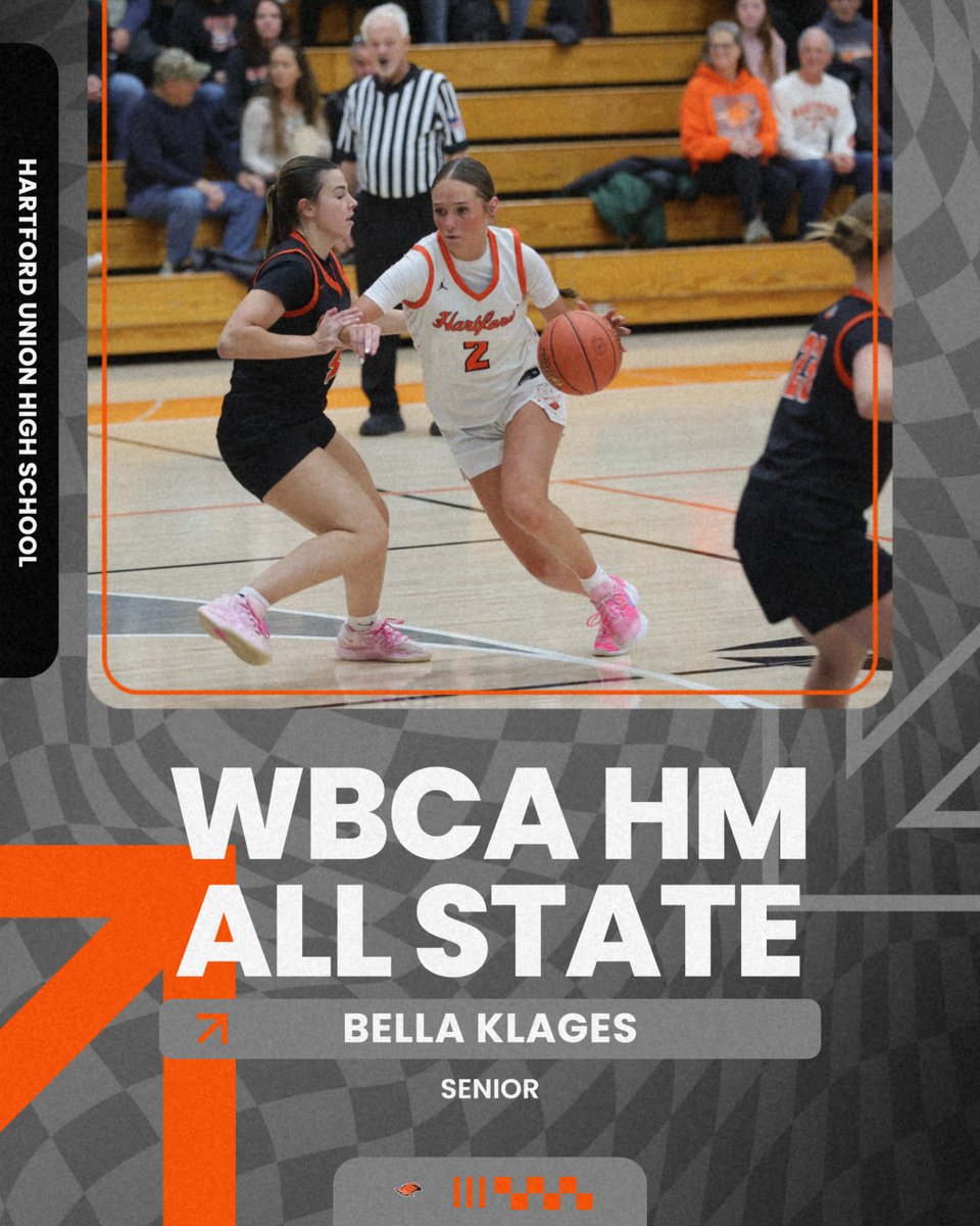 HUHSGbasketball's tweet image. We'd like to congratulate senior Bella Klages on earning Honorable Mention All State by the WBCA! Bella is often the most underappreciated kid on lists, as she is the ELITE little things player that makes a HUGE impact!

#JoinUs