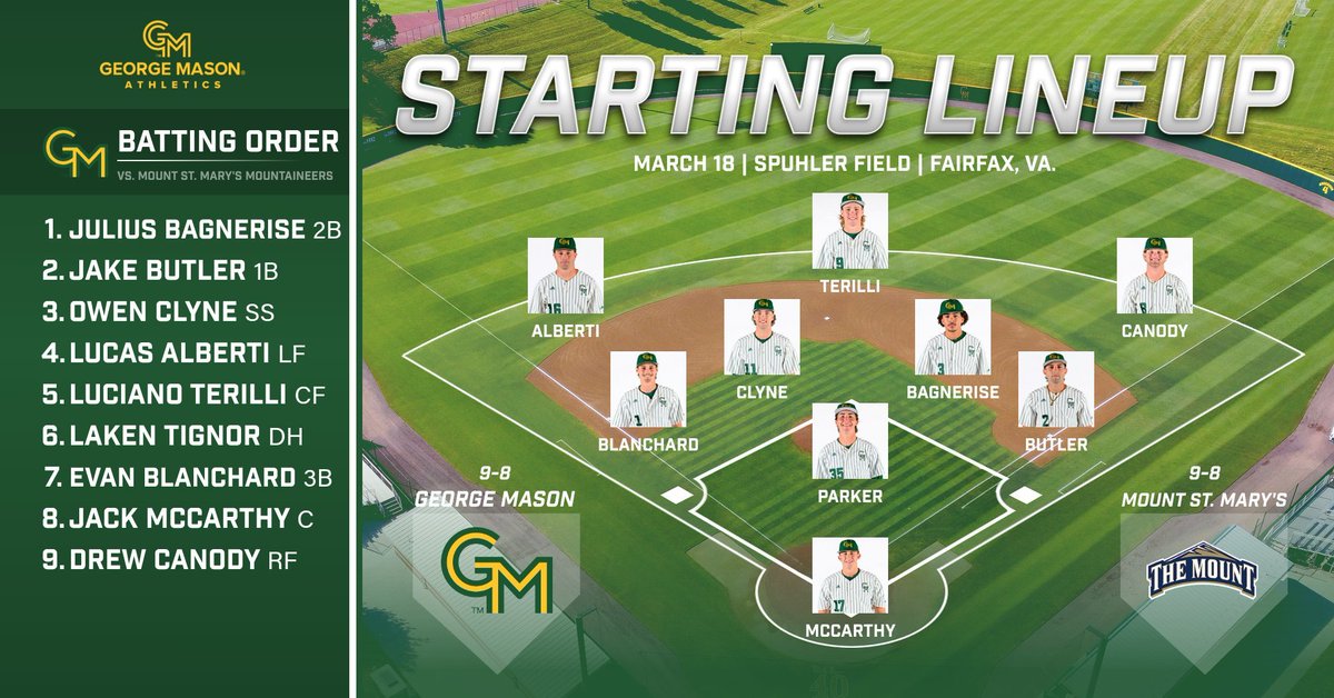 George Mason Baseball tweet media