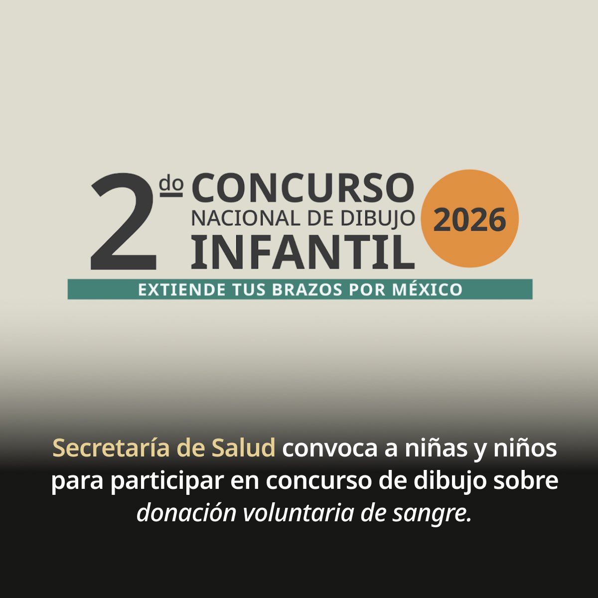 SSalud_mx's tweet photo. #ComunicadoSalud 

Secretaría de Salud convoca a niñas y niños para participar en concurso de dibujo sobre donación voluntaria de sangre

➡️ https://t.co/0g9t8SFogM https://t.co/bO4V3OY9Je