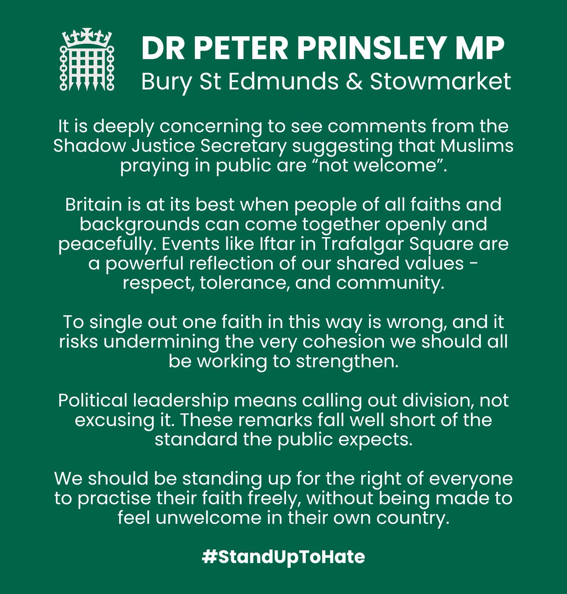 Dr Peter Prinsley MP tweet media