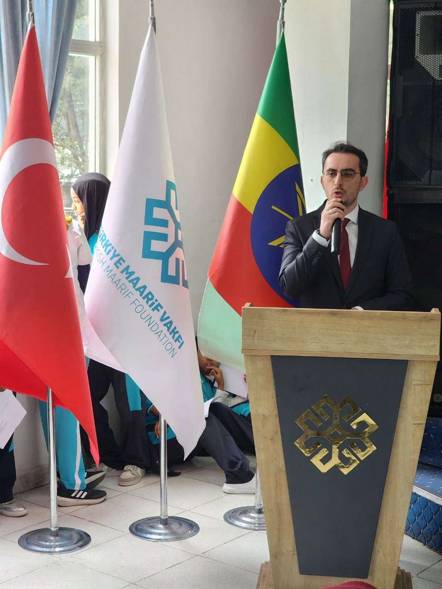 abdubesher's tweet photo. The Çanakkale Commemoration Program was colorfully celebrated on March 18, 2026, at IMSE: Addis Ababa Campus. The event began with an inspiring speech by Mr. Suleman, who highlighted the historical significance of the Battle of Gallipoli. https://t.co/E9Z6LYvkuv