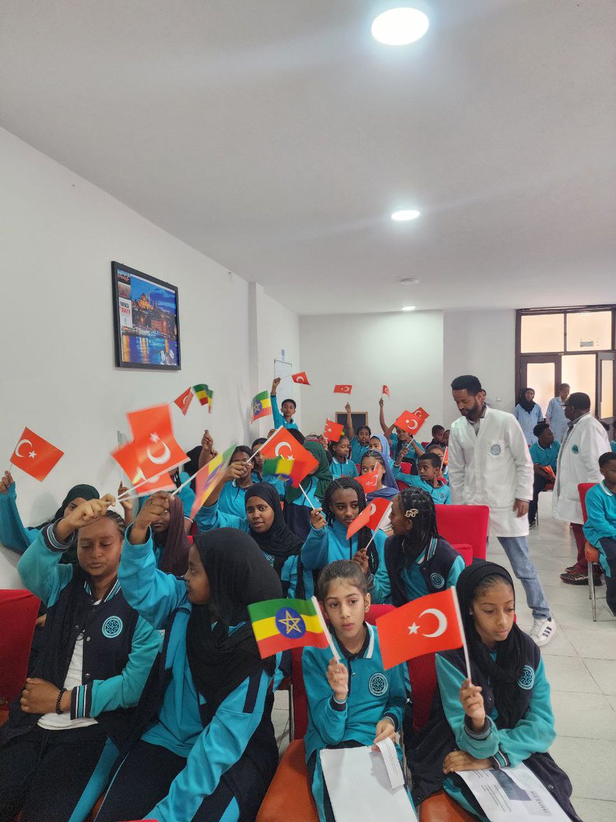 abdubesher's tweet photo. The Çanakkale Commemoration Program was colorfully celebrated on March 18, 2026, at IMSE: Addis Ababa Campus. The event began with an inspiring speech by Mr. Suleman, who highlighted the historical significance of the Battle of Gallipoli. https://t.co/E9Z6LYvkuv