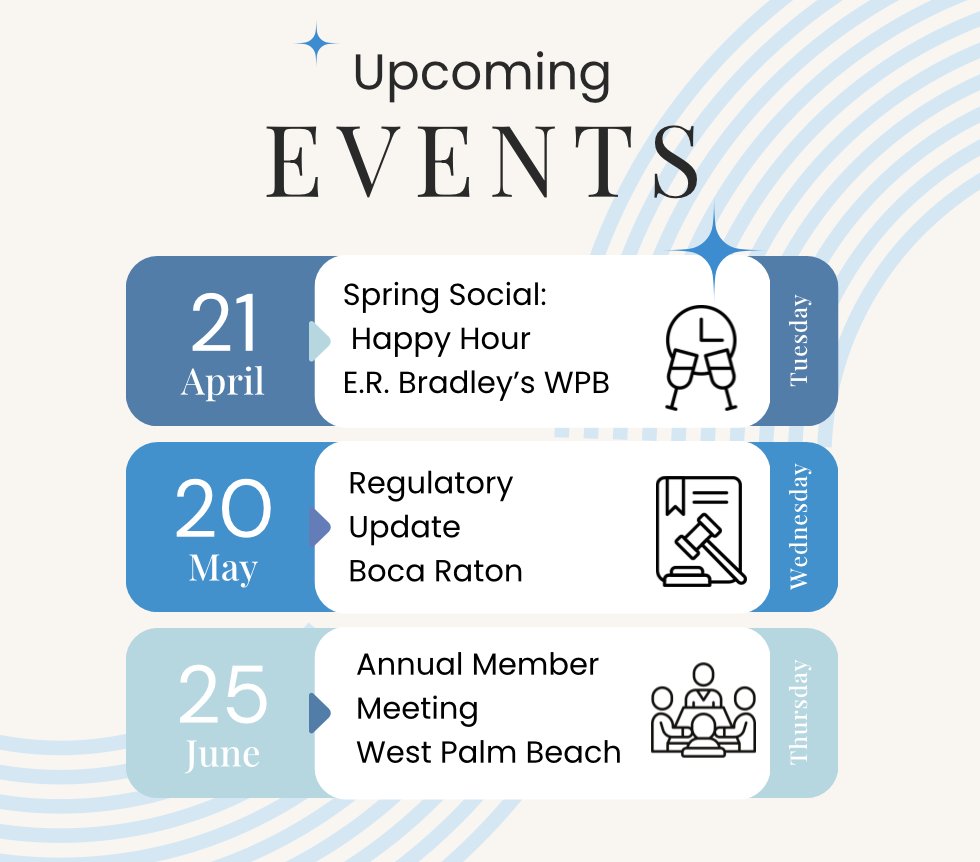 We look forward to seeing you at our upcoming events! Click the link in our bio to learn more and register.