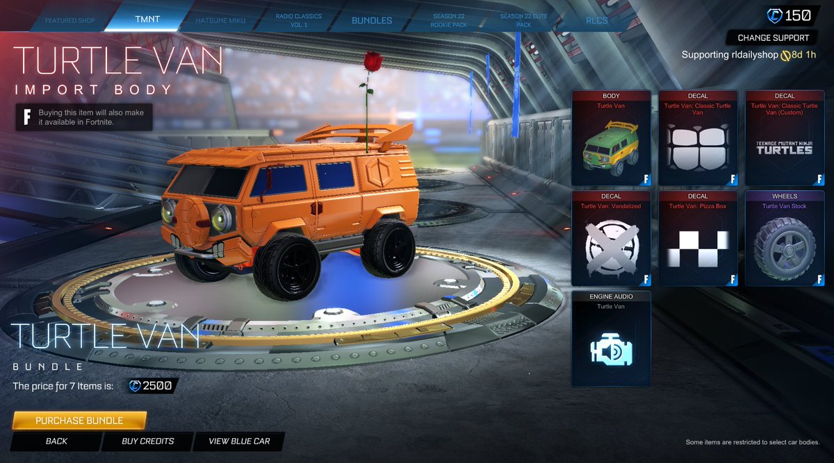 Rocket League Shop tweet media