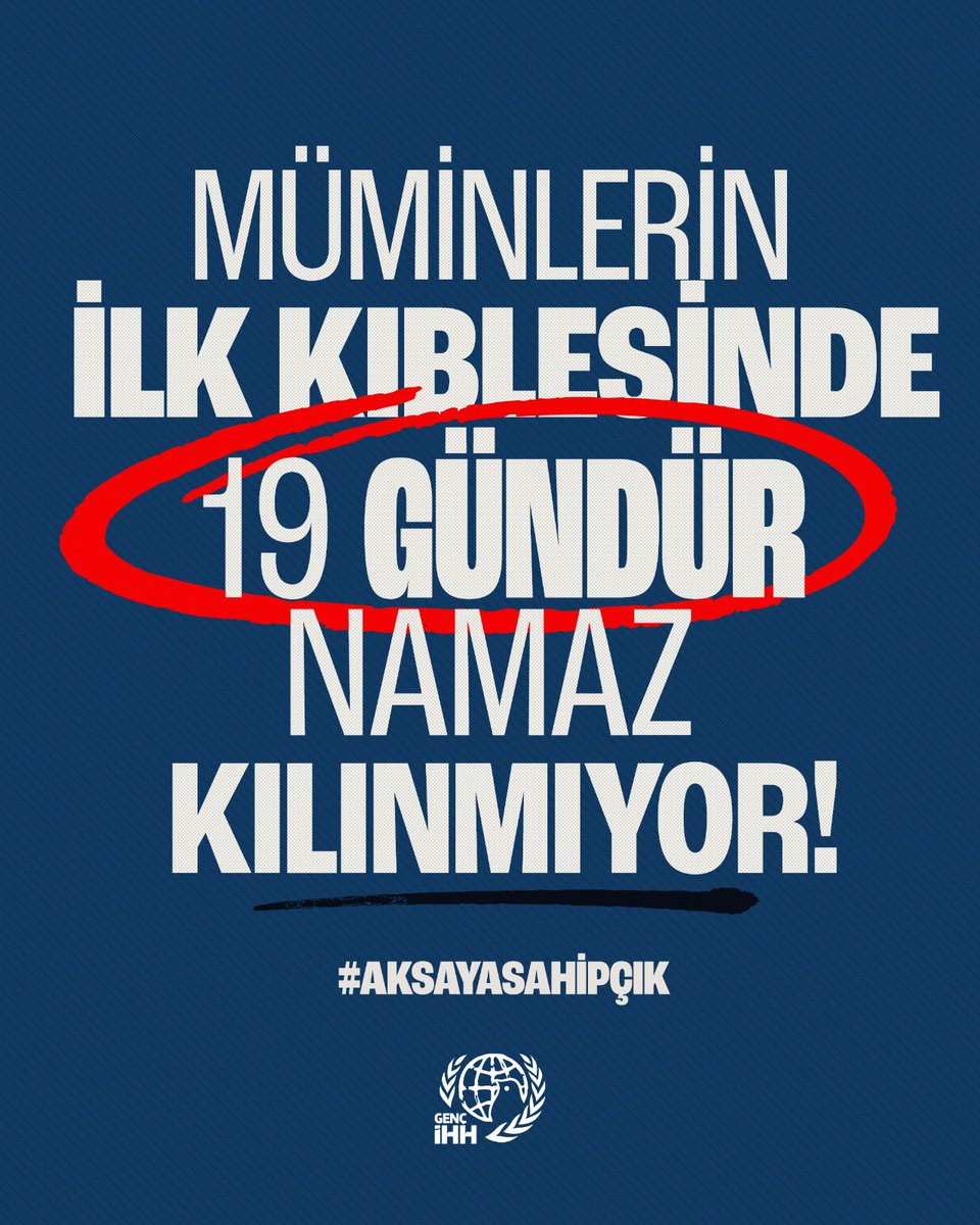 Müminlerin ilk kıblesinde 19 gündür namaz kılınmıyor!

 #AksayaSahipÇık  #OpenAqsa