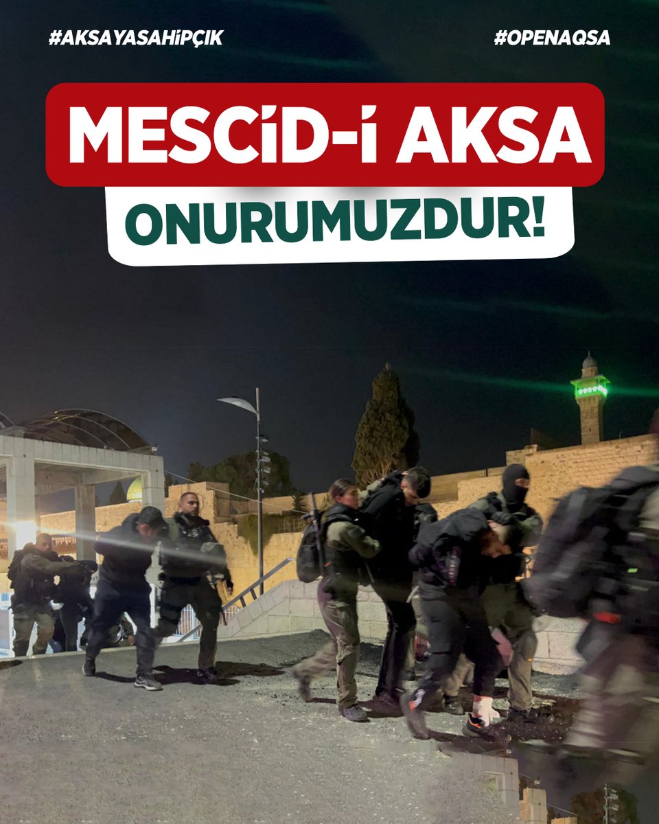 mfsbilgitr's tweet photo. Mescidi Aksa Onurumuzdur!

#AksayaSahipÇık #OpenAqsa https://t.co/9yMc1uWsoJ