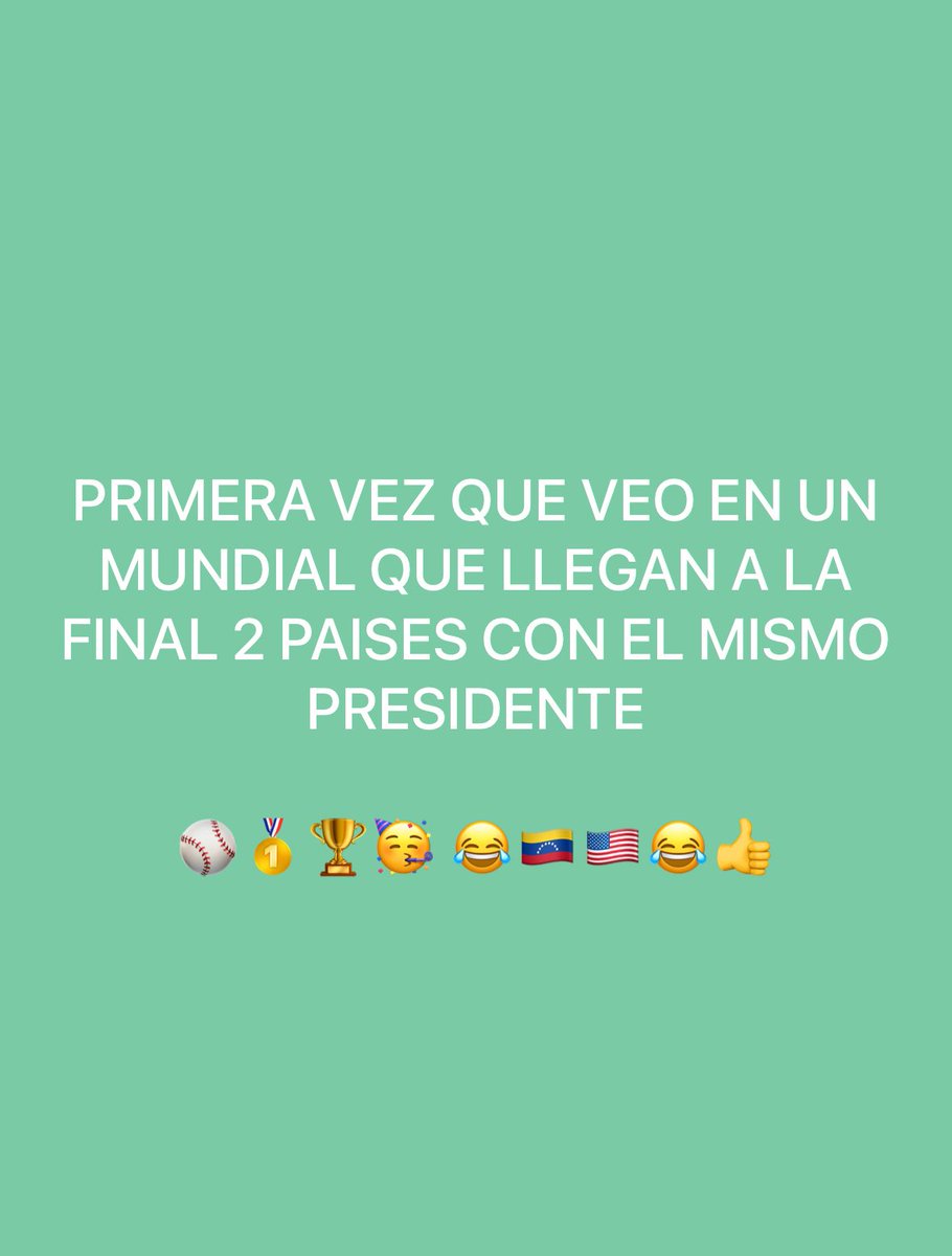 Que exito !!!!!!!! Viva Venezuela y EEUU