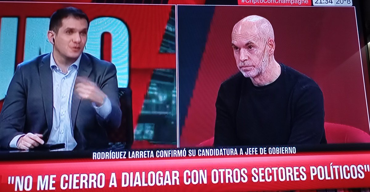 Vic_Guma's tweet photo. #CriptoConChampagne @C5N 
@Gatosylvestre EXCELENTE NOTA A @horaciorlarreta 
NO HAY DUDAS DEL DETERIORO DE LA CABA !! SOY PERONISTA, NUNCA LO VOTÉ, PERO ES UN HOMBRE DE GESTIÓN !! https://t.co/TTXO1Mh8O1