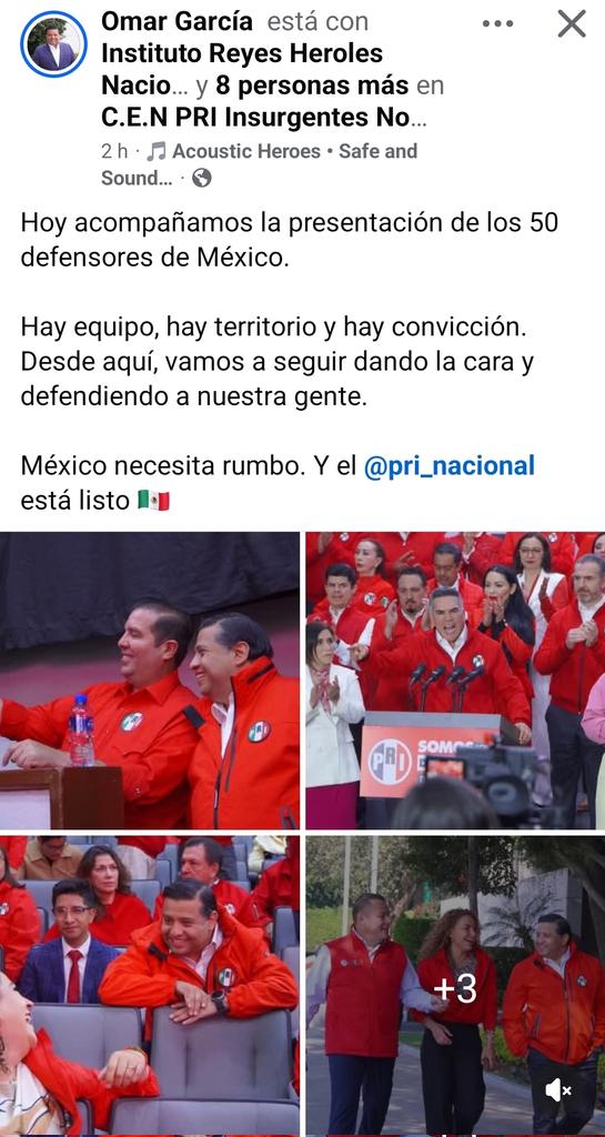 Quizá no sepan que aun existe el <a href="/PRICDMX_/">PRI Ciudad de México</a> y tiene dos diputados...

Uno ( <a href="/OmarGarciaL_/">Omar García</a> ) no vino hoy a su trabajo en  la sesión del <a href="/Congreso_CdMex/">Congreso de la Ciudad de México</a> para ver a <a href="/alitomorenoc/">Alejandro Moreno</a> de lejos ... 

Cada quien sus prioridades...