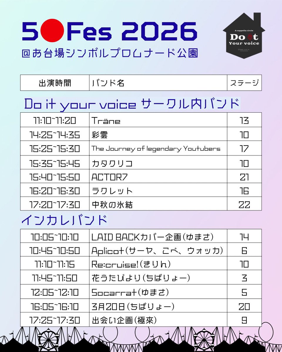 Do it your voice／ 中央大学アカペラサークル tweet media